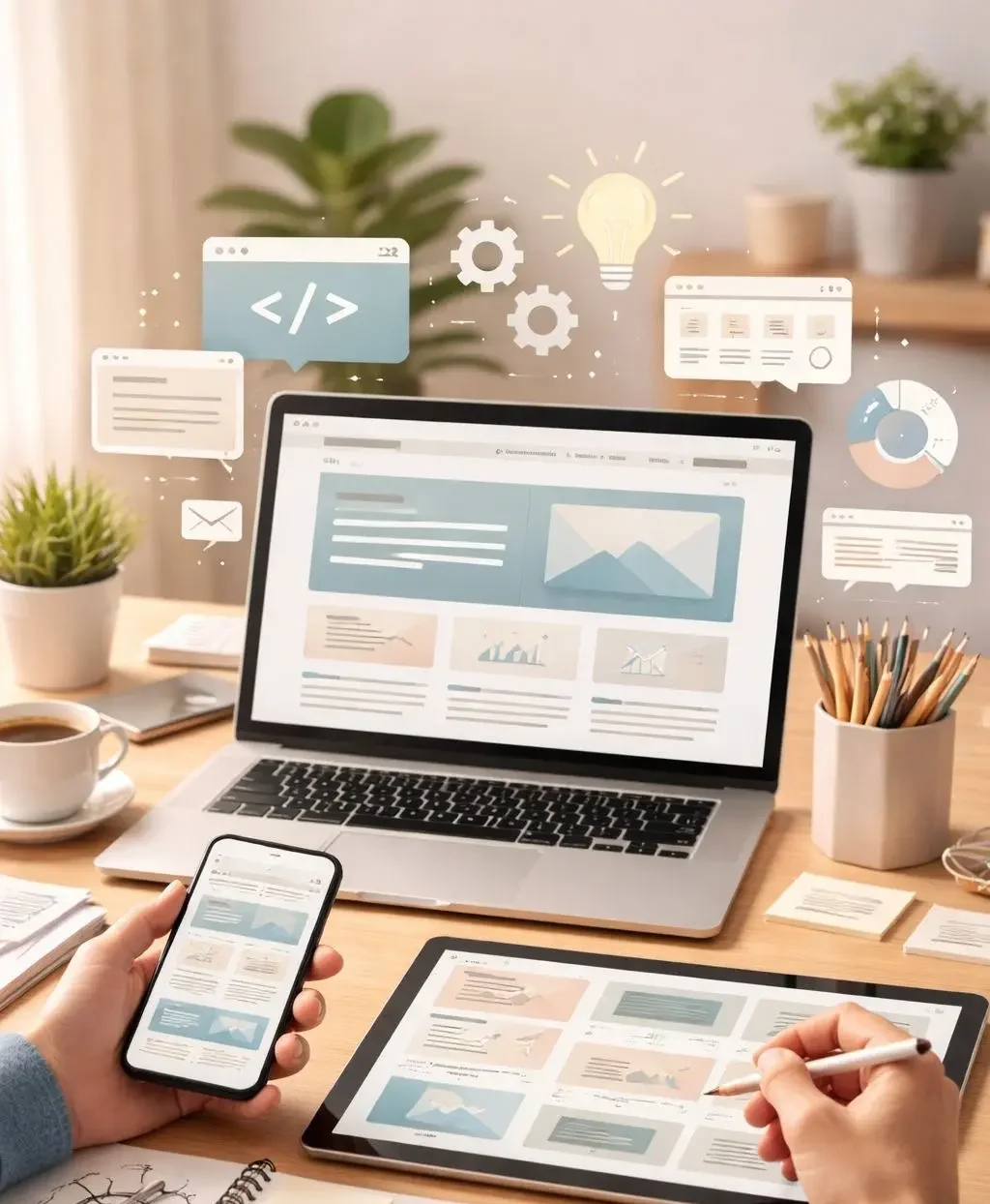 Responsive website design by a freelance digital marketer in Thrissur and digital marketing strategist for improved user experience and online business growth.